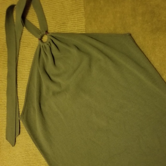 LOFT Tops - SOLD-LOFT Green Halter Top-XL